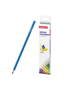 Цветные карандаши шестигранные Basic 6 цветов Erich krause
