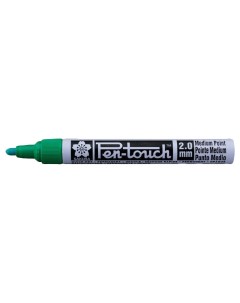 Маркер декоративный Pen Touch 2 0 мм зеленый Sakura