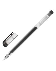 Ручка гелевая Basic 143675 черная 0 35 мм 12 штук Staff