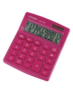 Калькулятор настольный SDC812NRPKE 12 разр розовый Citizen