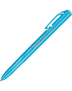 Ручка шариковая автоматическая Bright colors голубой корпус синяя 10шт Attache