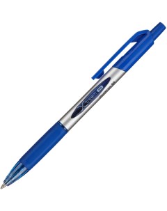 Ручка шариковая автоматическая Arrow д шарика 0 7 мм резин манжета синяя 8шт Deli