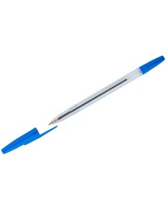 Ручка шариковая Офис 231457 синяя 1 мм 100 штук Стамм
