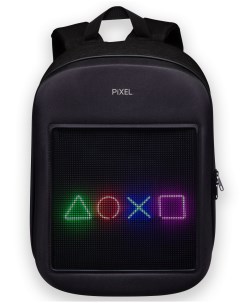 Рюкзак с LED дисплеем ONE BLACK MOON чёрный Pixel