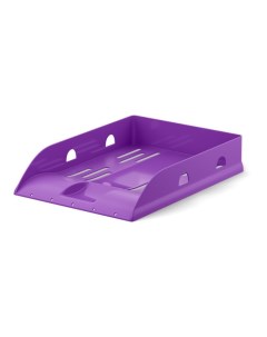 Лоток для бумаг горизонтальный Base Vivid пластик фиолетовый Erich krause