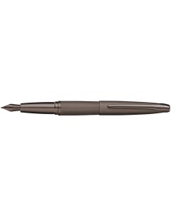 Перьевая ручка ATX Titanium Grey PVD перо M латунь напыление серого цвета перо н Cross