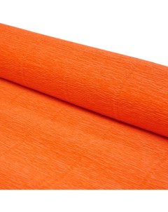 Упаковочная бумага 554098 креповая гофрированная оранжевая 2 5м Айрис