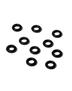Кольцо соединительное неразъемное силиконовое d 4мм набор 10шт цвет чёрный Nobrand