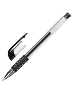 Ручка гелевая Basic Needle 143679 черная 0 35 мм 12 штук Staff