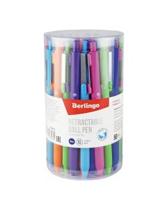 Ручка шариковая Starlight RT синий в ассортименте Berlingo