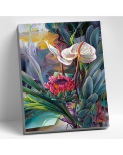 Картина по номерам Тропическое искусство 31 цвет 40 х 50 см Сильвертойз