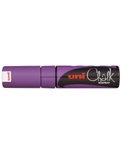 Меловой маркер Uni Chalk PWE 8K 8мм фиолетовый Uni mitsubishi pencil