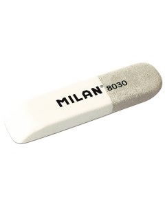 Ластик каучуковый Milan 8030 комбинир для стирания чернил и графита Milana