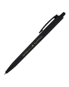 Ручка шариковая автоматическая SlimClick BLACK 0 5мм синяя 20 0073 Bruno visconti