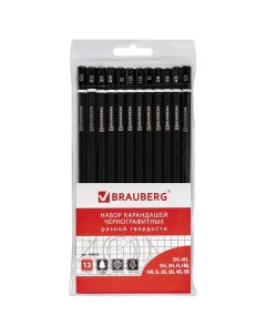 Набор чернографитных карандашей Line 180652 12шт х 5 уп Brauberg