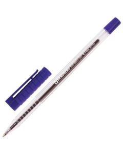 Ручка шариковая Flash 141031 синяя 0 35 мм 50 штук Brauberg