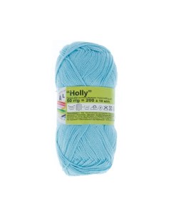 Пряжа Holly 122 голубой Alpina