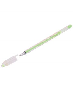 Ручка гелевая Hi Jell Pastel 290189 зеленая 0 8 мм 12 штук Crown