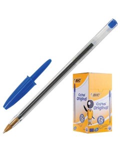 Ручка шариковая Cristal 140053 синяя 0 32 мм 50 штук Bic