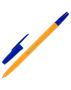 Ручка шариковая ORANGE Line 143331 синяя 0 5 мм 50 штук Brauberg