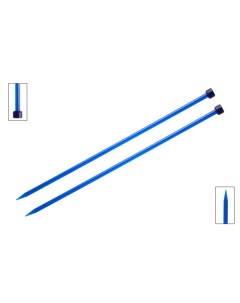Спицы для вязания прямые Trendz 7мм 30см акриловые синий 2шт арт 51197 Knit pro