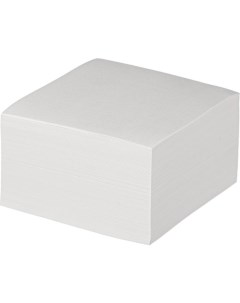Блок для записей 90x90x50 мм белый плотность 65 г кв м 1179444 Attache