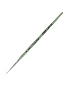 Кисть Синтетика круглая Воплощай 1 длина волоса 9 мм короткая ручка матовая Roubloff