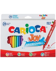 Набор фломастеров Joy арт 071561 24 цв х 3 упак Carioca