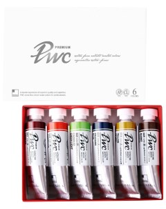 Набор акварели ShinHanart SH 1215152 0006 PWC B 15 мл 6 цветов Shinhan art international inc.