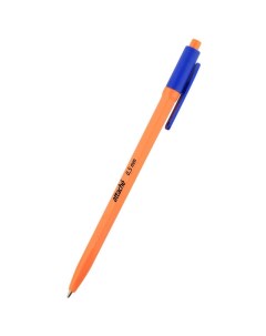 Ручка шариковая автоматическая Economy синяя толщина линии 0 5 мм 1113498 Attache