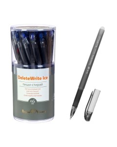 Ручка гелевая со стираемыми чернилами DeleteWrite Ice 0 5 мм синие чернила матовый корп Bruno visconti