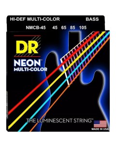 Струны для бас гитары NMCB 45 HI DEF NEON Dr string