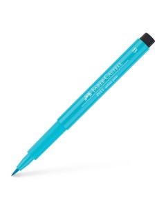 Капиллярная ручка Pitt Artist Pen Brush светло кобальтовая бирюзовая Faber-castell