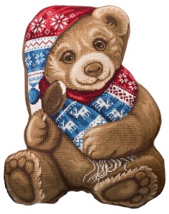Набор для вышивания крестом Мой Медвежонок PD 1877 34x43 см Panna