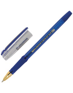 Ручка шариковая i Rite GT GLD 143302 синяя 0 7 мм 1 шт Brauberg