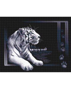 Набор для вышивания Белый тигр J 0277 Panna