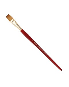 Кисть синтетика 14 плоская Oro Rosso 754 короткая ручка Pinax