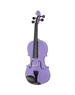 Фиолетовая скрипка Vl 20 pr 4 4 кейс смычок и канифоль в комплекте Antonio lavazza