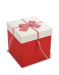 Коробка подарочная Куб цв красн бел WG 32 3 B 113 301959 Арт-ист