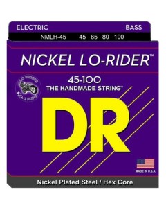 Струны для бас гитары NMLH 45 NICKEL LO RIDER Dr string