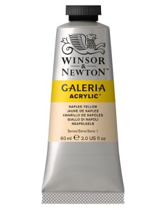 Краска акриловая Galeria 60 мл неаполь желтый Winsor & newton