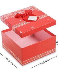Коробка подарочная цв красный WG 01 3 A 113 301171 Арт-ист