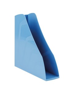 Лоток для бумаг вертикальный Вектор сине голубой ширина 80мм Стамм