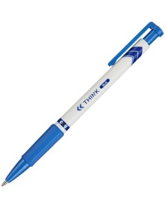 Ручка шариковая автоматическая Think синяя толщина линии 0 35 мм 1407973 Deli