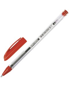 Ручка шариковая Rite Oil 142148 красная 0 7 мм 1 шт Brauberg