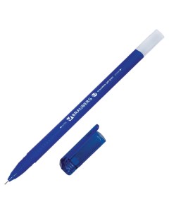 Набор из 12 шт Ручка стираемая гелевая DELTA синяя трехгранная узел 0 7мм Brauberg