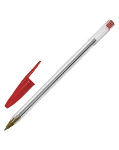 Ручка шариковая Basic Budget BP 04 143870 красная 0 5 мм 50 штук Staff