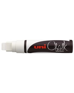 Маркер меловой Uni Chalk 17K 15мм клиновидный белый Uni mitsubishi pencil