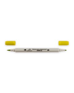 Акварельный маркер кисть SMW 01 J122 спиртовой 0 8 2 мм желтый пастельный Vista-artista