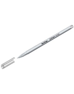 Ручка гелевая Brilliant Metallic 293289 серебристая 0 8 мм 12 штук Berlingo